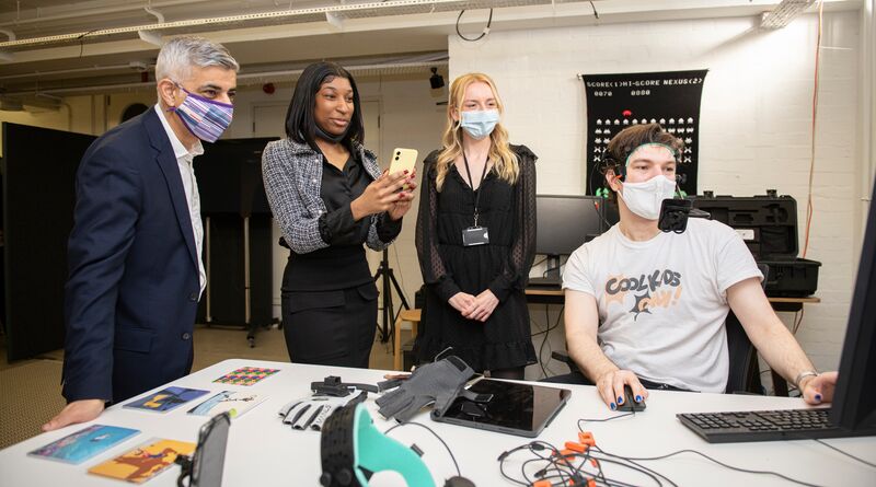 Sadiq visits a service providing opportunities to young Londoners.